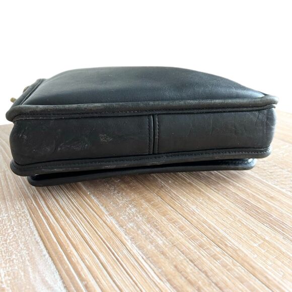 Vintage 1995 Coach Station 5130 Black Crossbody Handle Bag Handcrafted in USA - Picture 5 of 12